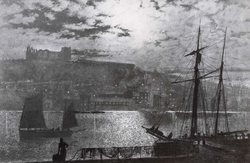 Atkinson Grimshaw WHitby from Scotch Head